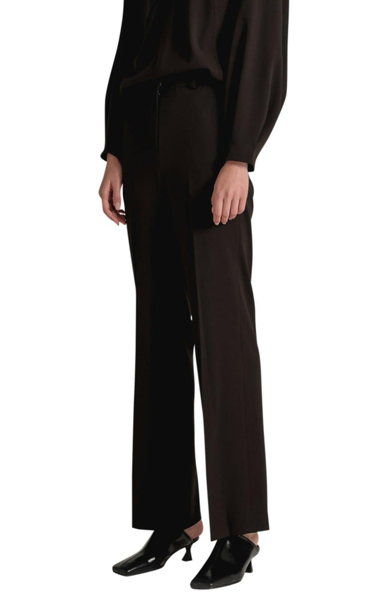 Black Basic Straight Pants – Dose