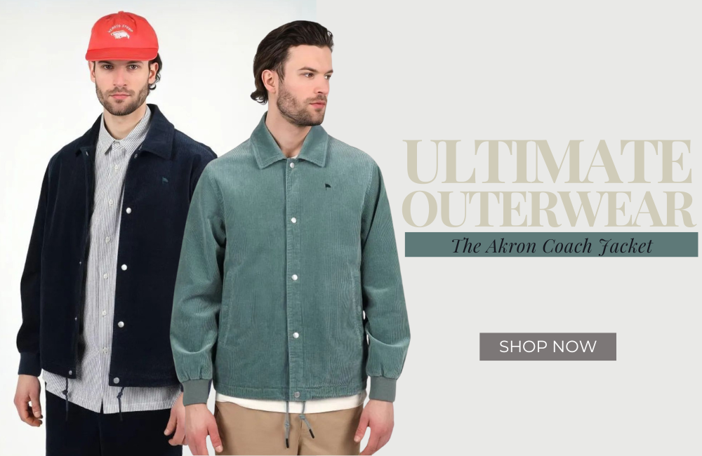 Discover the Ultimate in Outerwear: The Akron Coach Jacket