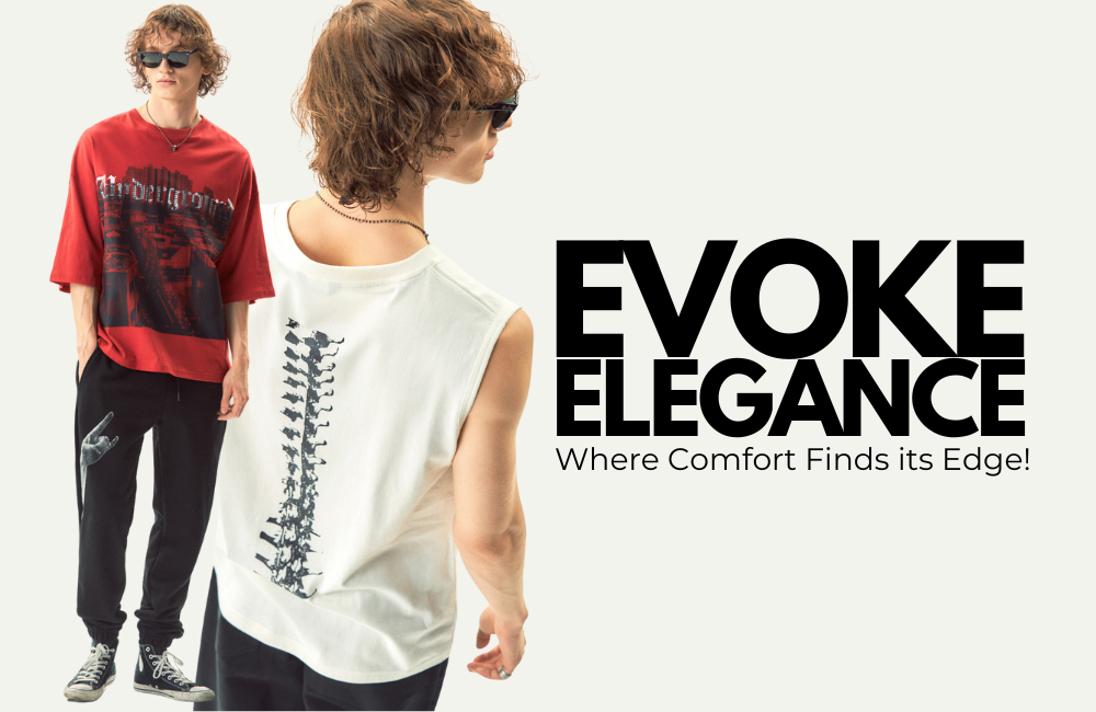 Evoke Elegance: Introducing Our Memento Mori Tank Top & Black Rock On Sweatpants - Where Comfort Finds its Edge!