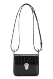 Croco Black Joli Mini Bag