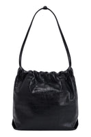 Croco Black Miel Shoulder Bag