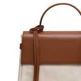 Bank Canvas Leather Handbag - Dose
