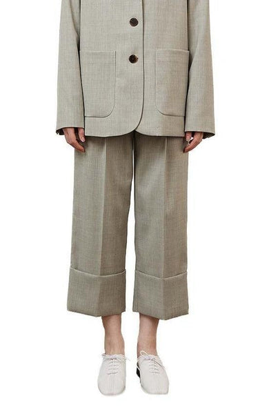 Beige Relaxed Trousers - Dose