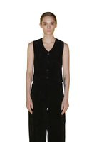 Black Corduroy Vest - Dose