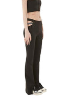 Black Cut-Out Bell-Bottoms - Dose