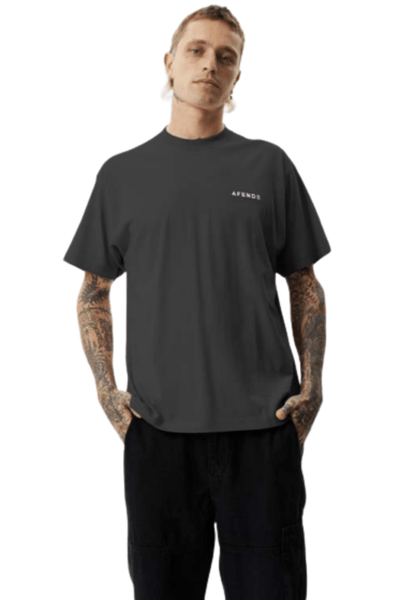 Black Icebergs Recycled Regular Fit Tee Stone - Dose