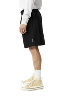 Black Ninety Eights Recycled Baggy Elastic Waist Shorts - Dose