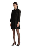 Black Tweed Flare Dress - Dose