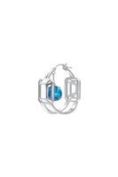 Blue Constraint Collection Movable Gem Earrings - Dose