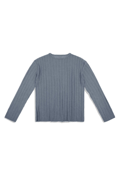 Blue Gray Soft Cron Knit - Dose