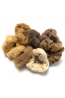 Brown Scrunchies Set of 7 - Dose
