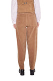 Camel Corduroy Rounded Pants - Dose