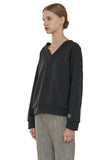 V-Neck Sweater in Charcoal - Dose