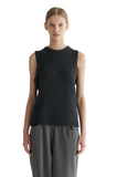 Y-Knit Vest in Charcoal - Dose