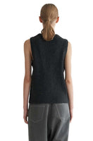 Y-Knit Vest in Charcoal - Dose