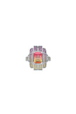 Colorful Goodtrip Collection Art Deco Ring - Dose