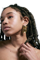 Gold Vacuum Collection Sealed Package Earrings (Pair) - Dose