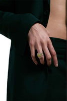 Green Constraint Collection Anodized Two-Piece Ring - Dose