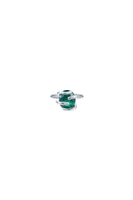 Green Deconstruction Collection Twisted Prongs Ring - Dose
