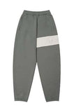 Grey-Green Unisex Badge Sweatpants - Dose
