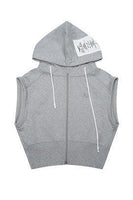 Grey Hoodie with Removable Sleeves - Dose