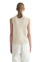 Y-Knit Vest in Ivory - Dose
