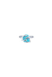 Light Blue Deconstruction Collection Twisted Prongs Ring - Dose
