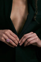 Pink Constraint Collection Anodized Two-Piece Ring - Dose