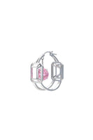Pink Constraint Collection Movable Gem Earrings - Dose