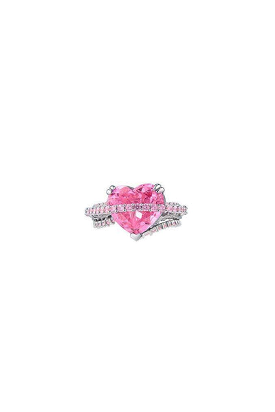 Pink Goodtrip Collection Misplaced Heartshaped Ring - Dose
