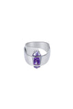 Purple Constraint Collection Marquise Double-Ring - Dose