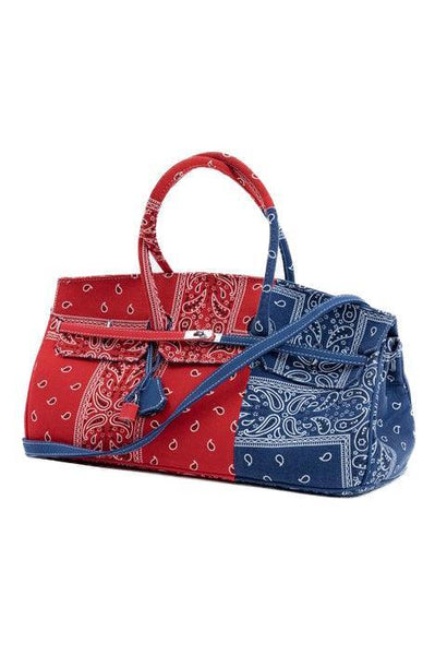 Red and Blue Bandana Bag - Dose