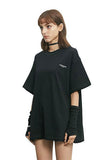 Rissers Oversized Black T-Shirt - Dose
