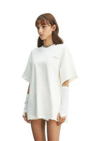 Rissers Oversized White T-Shirt - Dose