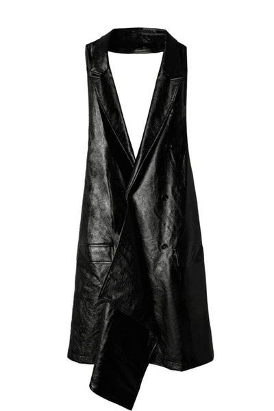 Sleeveless Leather Jacket - Dose