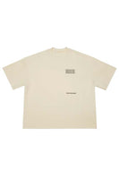 Unisex Beige Round-Neck T-Shirt - Dose