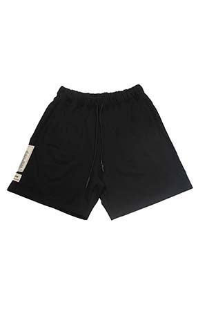 Unisex Black High-Waisted Oversized Shorts - Dose