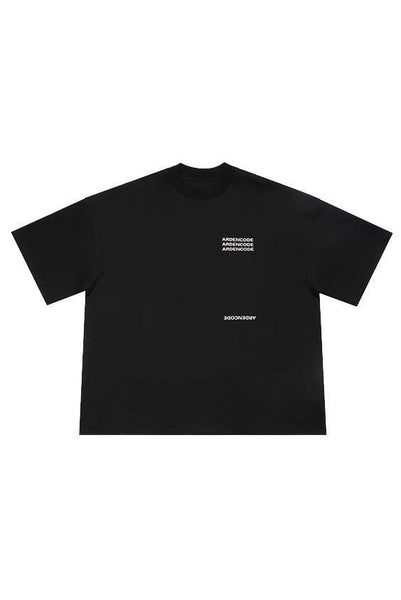 Unisex Black Round-Neck T-Shirt - Dose