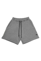 Unisex Grey High-Waisted Oversized Shorts - Dose