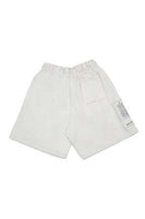 Unisex White High-Waisted Oversized Shorts - Dose