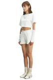 Crop T-Shirt in White - Dose