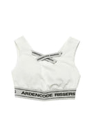White Cross-Strapped Yoga Top - Dose