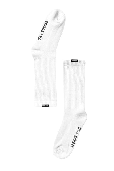 White Everyday Hemp Socks One Pack - Dose