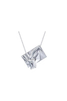 White Gold Vacuum Collection Sealed Package Necklace (Small) - Dose