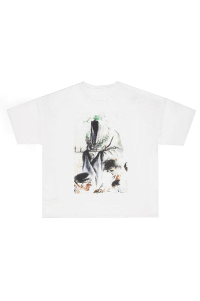 White Oil Painting T-Shirt - Dose