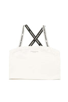 White Strapped Crop Top - Dose
