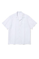 White Stripe Open Collar Shirt - Dose