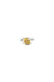 Yellow Deconstruction Collection Twisted Prongs Ring - Dose